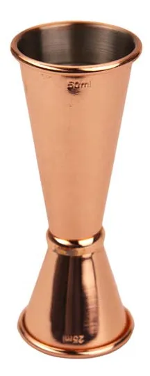 Nordicbar Jigger V-Form 25/50 ml Koppar