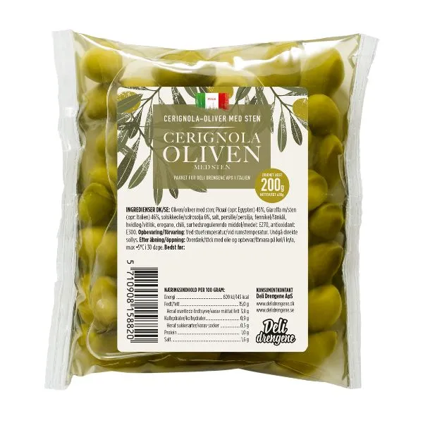 Oliven Bella Di Cerignola 200g