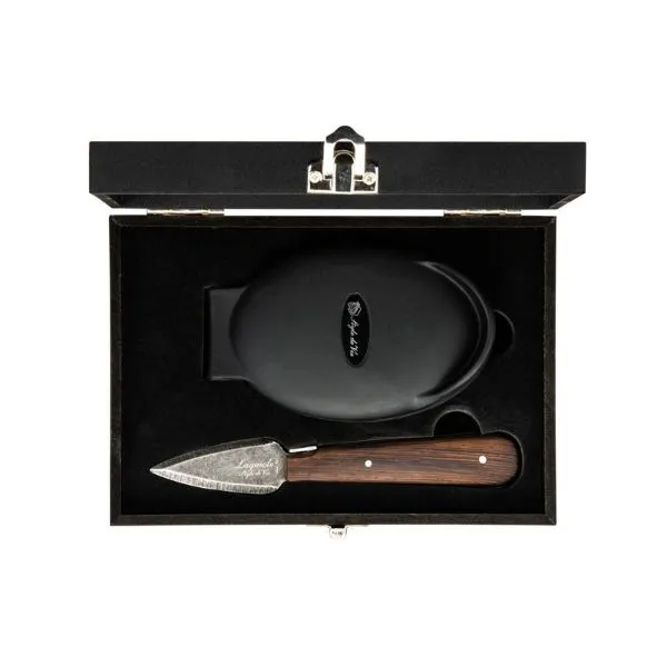Österskniv Laguiole Wenge Svart Stonewash Sæt Sdv