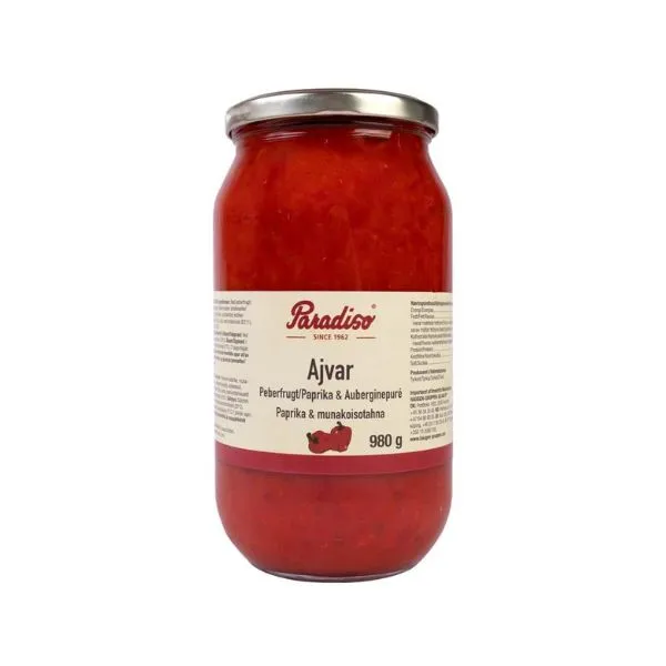 Paradiso Ajvar Peberfrugtpasta 960 G