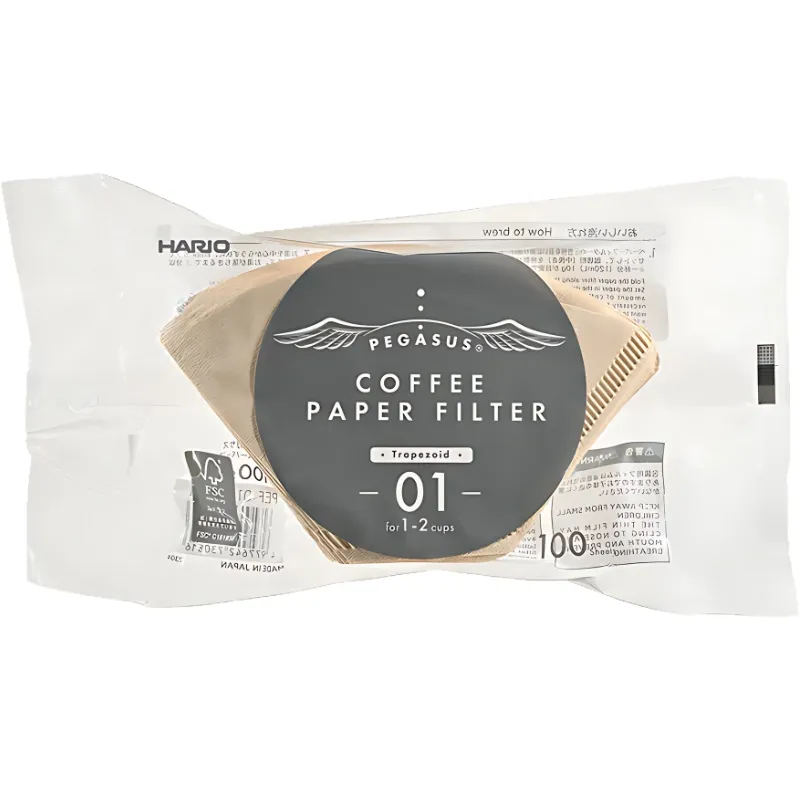 Pegasus Pappersfilter 01 Natur 100 St. - Hario