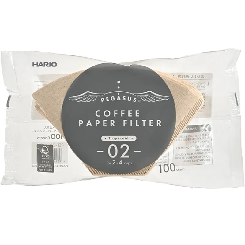 Pegasus Pappersfilter 02 Natur 100 St. - Hario