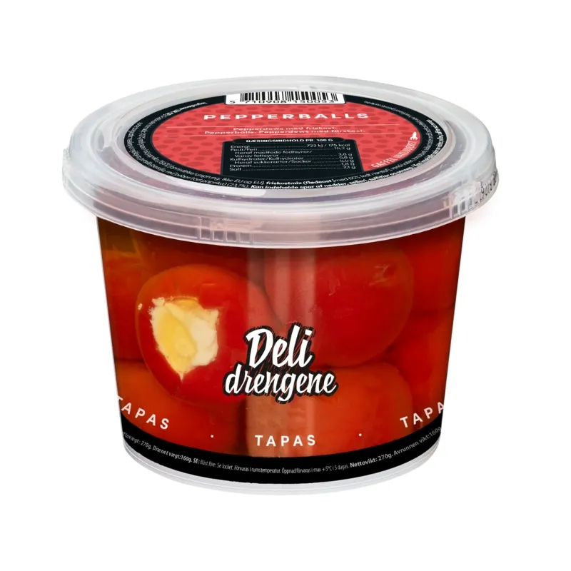 Pepperbollar Med Färskost 270g (160g Avrunnen)