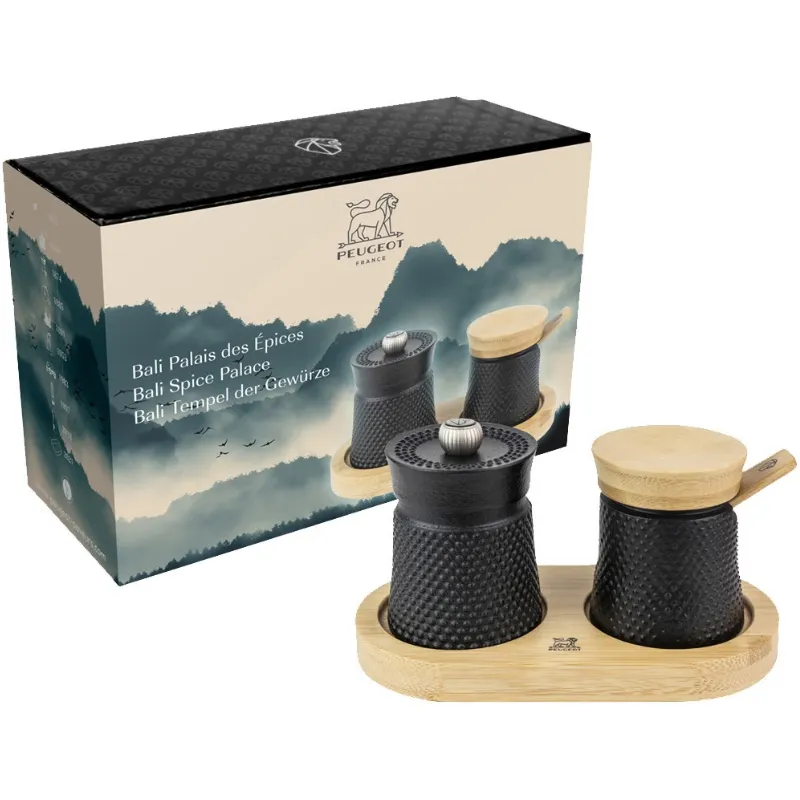 Peugeot Bali Støbejern Peberkværn Og Salt Dispenser Sæt