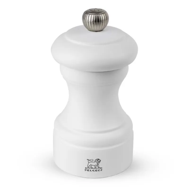 Peugeot Bistro Pepparkvarn Trä Vit Matt 10 Cm