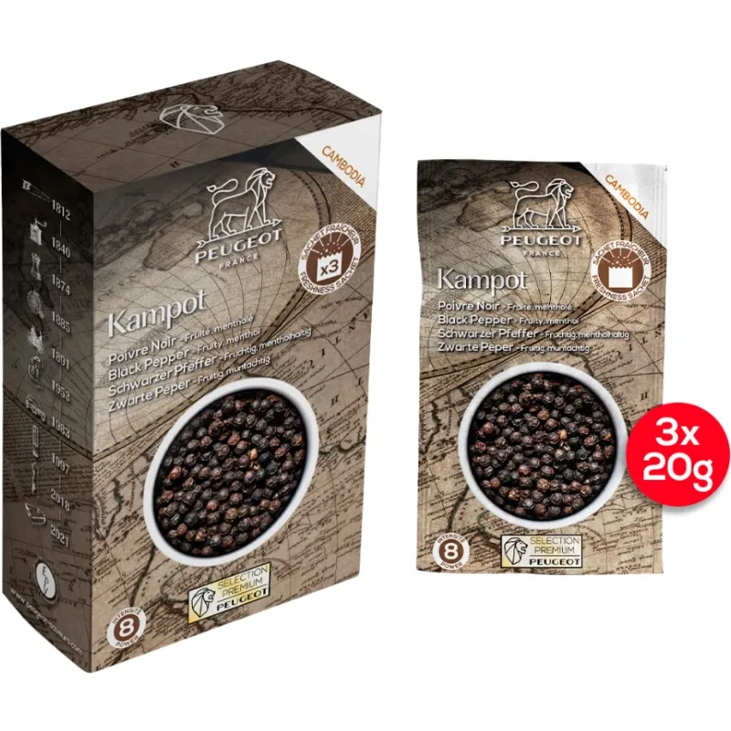 Peugeot Kampot Sort Peber 60g