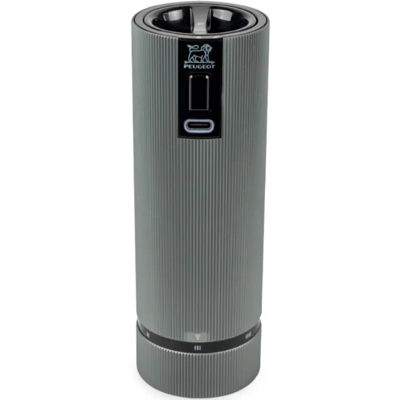 Peugeot Line Elektrisk Peberkværn Aluminium Carbon 15cm
