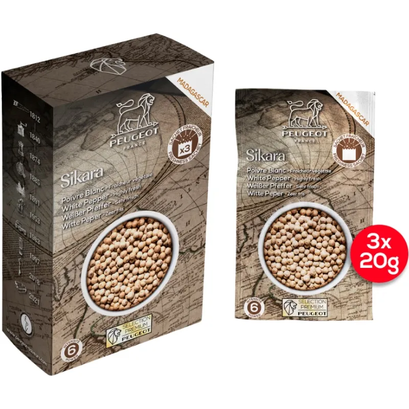 Peugeot Sikara Hvid Peber 60g
