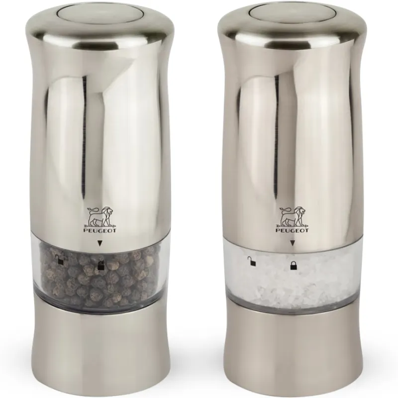 Peugeot Zeli Mp + Ms Gaveæske, Elektrisk, Abs Rustfrit Stål Look