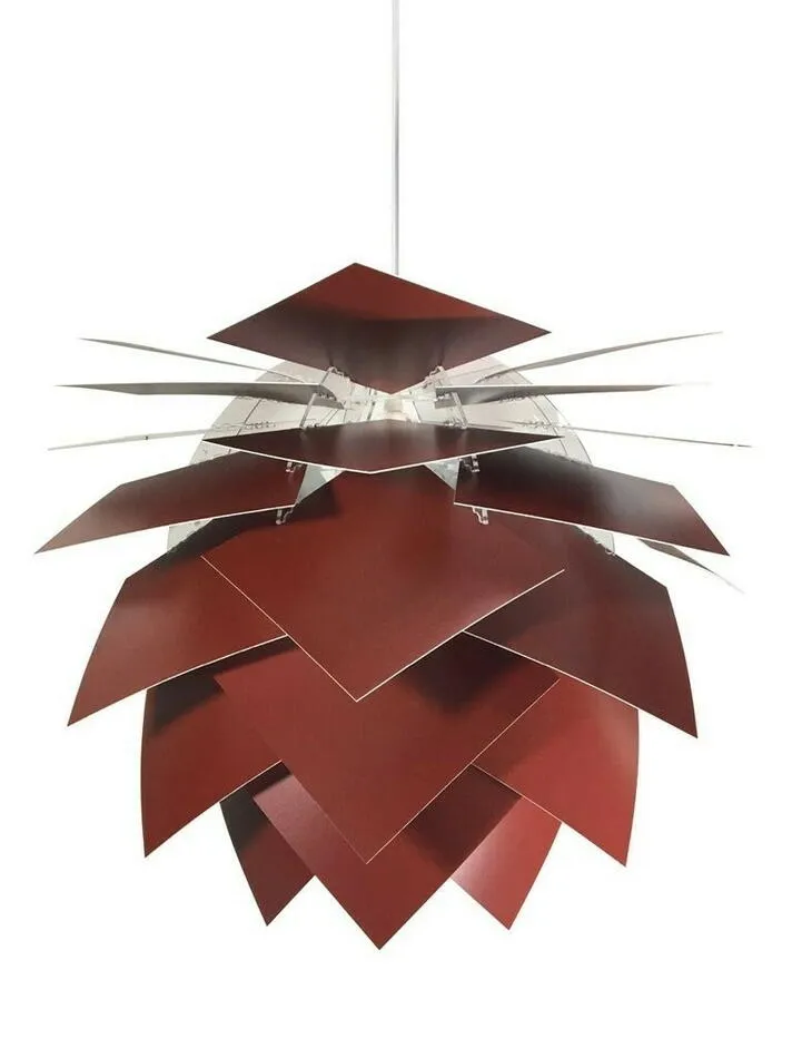 Pineapple Medium Pendel Dia 45 Cm - Mörkröd