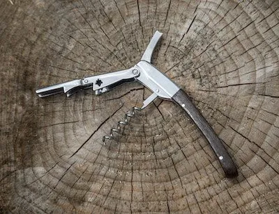 Pinot Korkskruv, Wengéträ, Exklusivt Läderetui