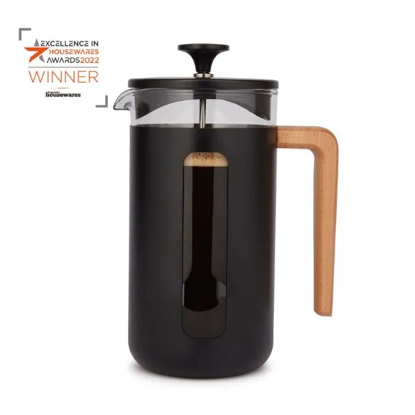 Pisa 8-koppar Stämpelkanna Med Trähandtag Från La Cafetière