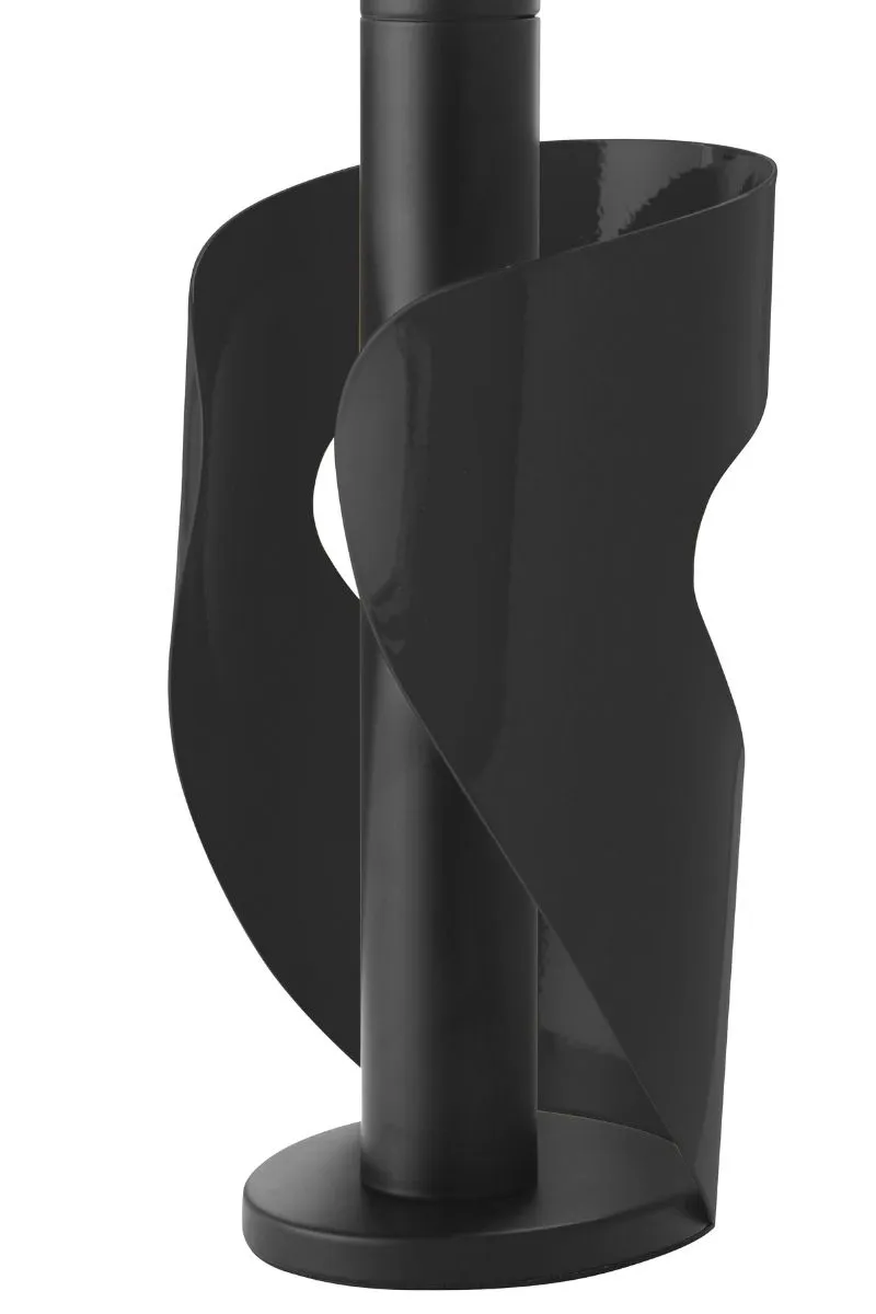 Pisa Kökshanddukshållare Svart