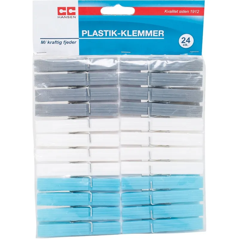 Plastikklemmer | 24 Stk. | Cc Hansen