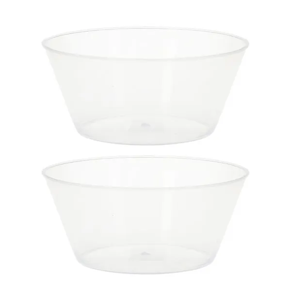 Plastskålar 750ml Pp 2st. Genomskinlig