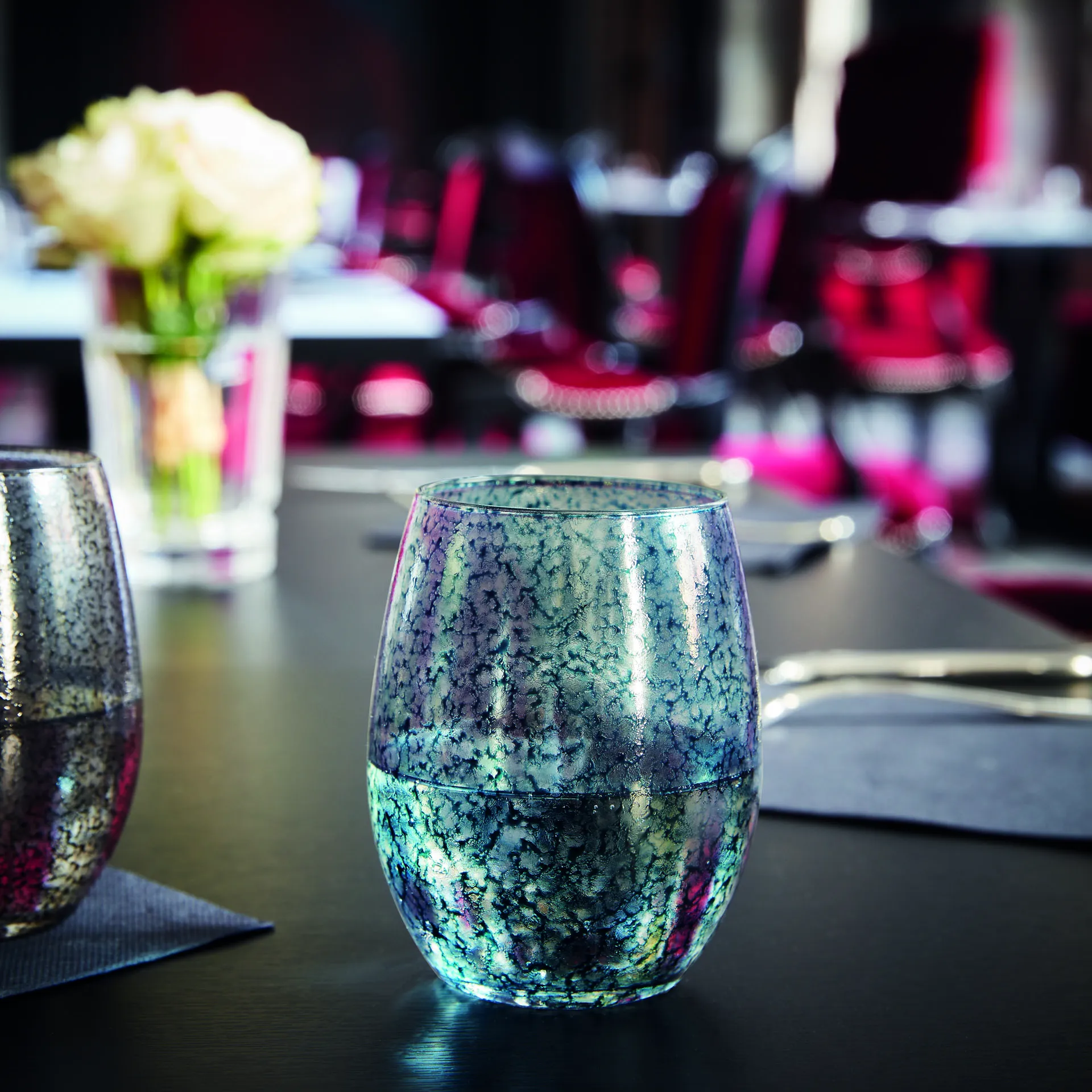 Primärt Handgjort Dricksglas 36cl Blå