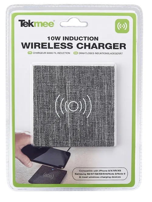Tekmee Trådlös Laddare 10 W Grå