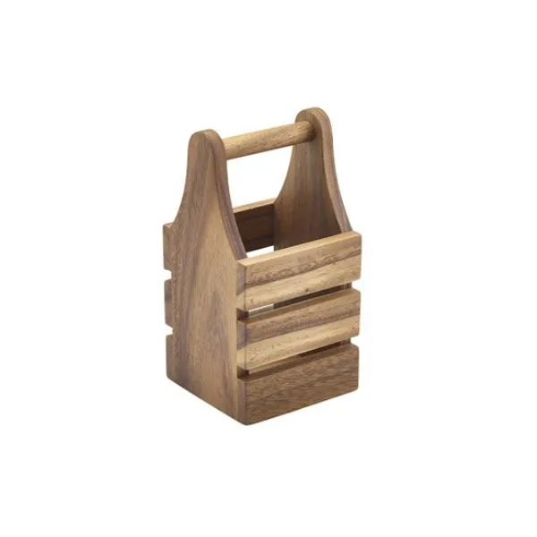 Träförvaring För Bestick i Akaciaträ 10 x 10 x 20 Cm