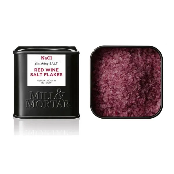 Rödvinssalt i Flingor, 80 g, Burk