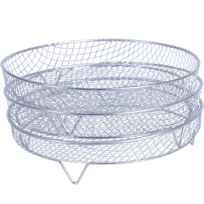 Rack Til Airfryer | 3-lags Rist | Rund