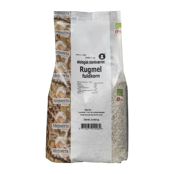 Rågmjöl Fullkorn Ekologisk Mejnerts Mölle 1kg