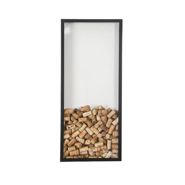 Ram Till Vinproppar - Den Långa i Matt Svart