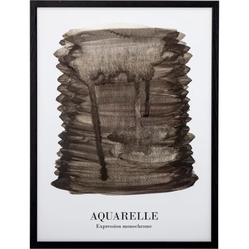 Ravenna Illustration Med Ramme, Sort, Fyr