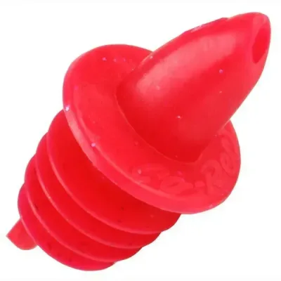 Skänkpropp Plast Röd