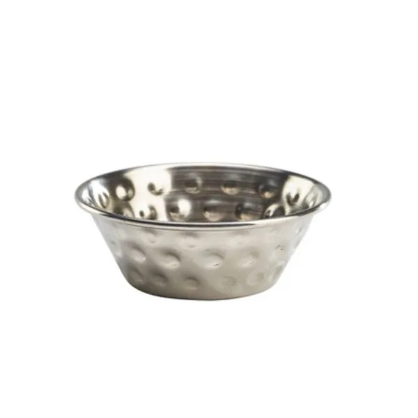 Rostfritt Stål Hammrad Skål 43 Ml Genware