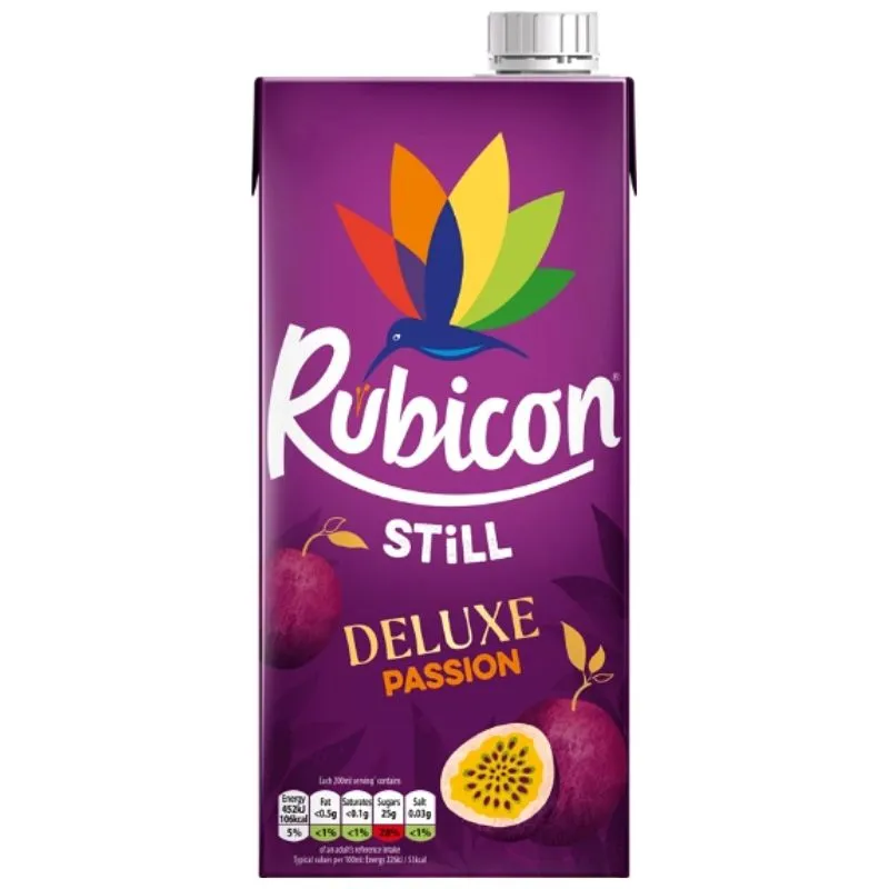 Rubicon Passionfrugt Juice 1 Liter
