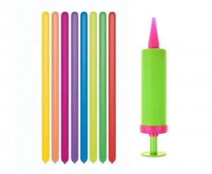 Sätt Med Ballonger "Modell 25cm (Med Pump)"