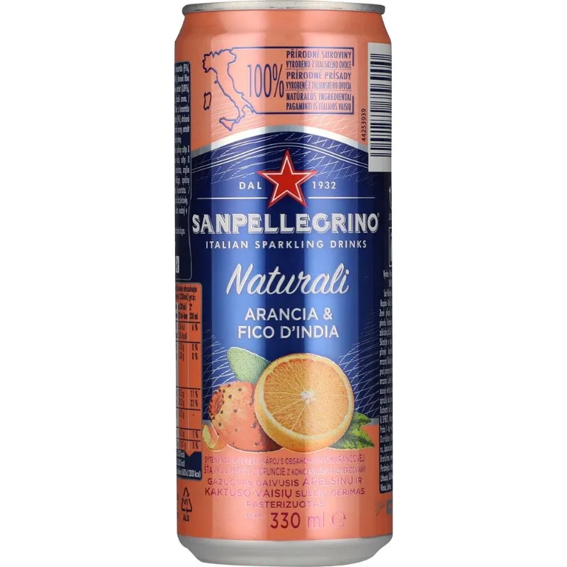 San Pellegrino Ficodindia e Arancia/appelsin 33 Cl.