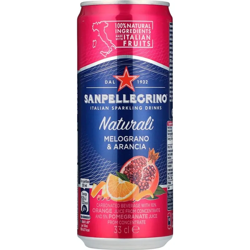 San Pellegrino Melograno Apelsin/granatäpple 33 Cl.