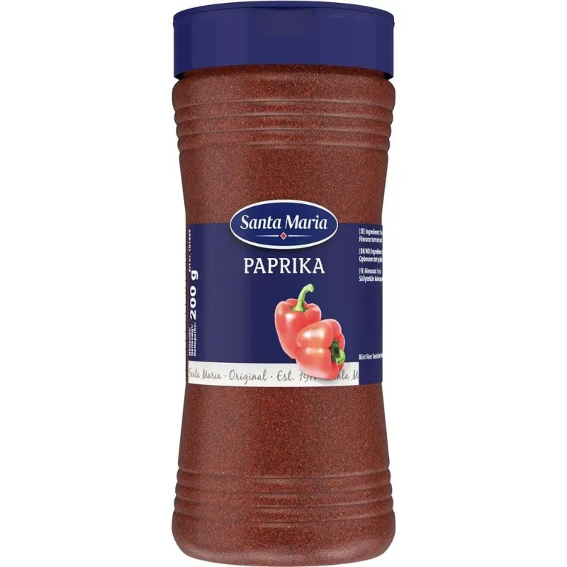 Santa Maria Paprikapulver i Strøglas 200 G
