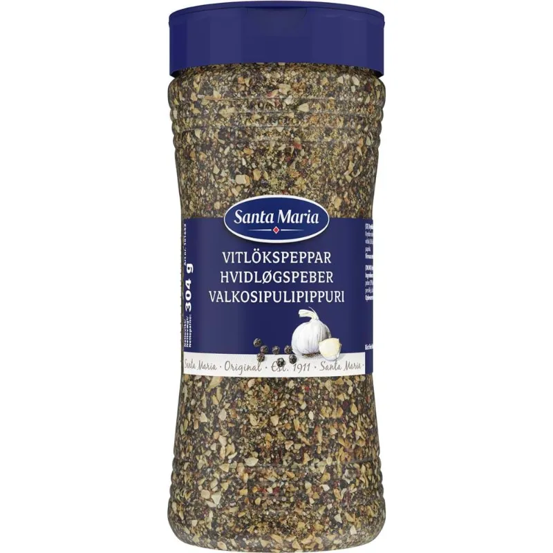 Santa Maria Vitlökspeppar i Ströburk 304 G