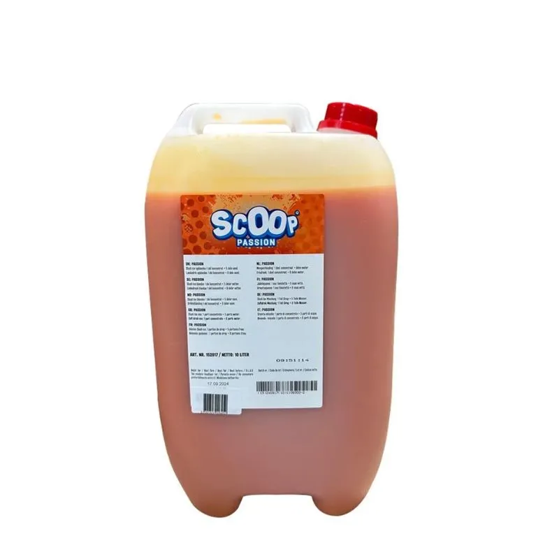 Scoop Slushice Koncentrat Passion, 10l