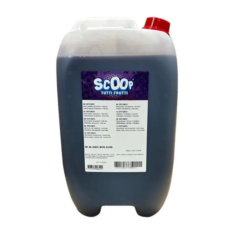 Scoop Slushice Koncentrat Tuttifrutti, 10l