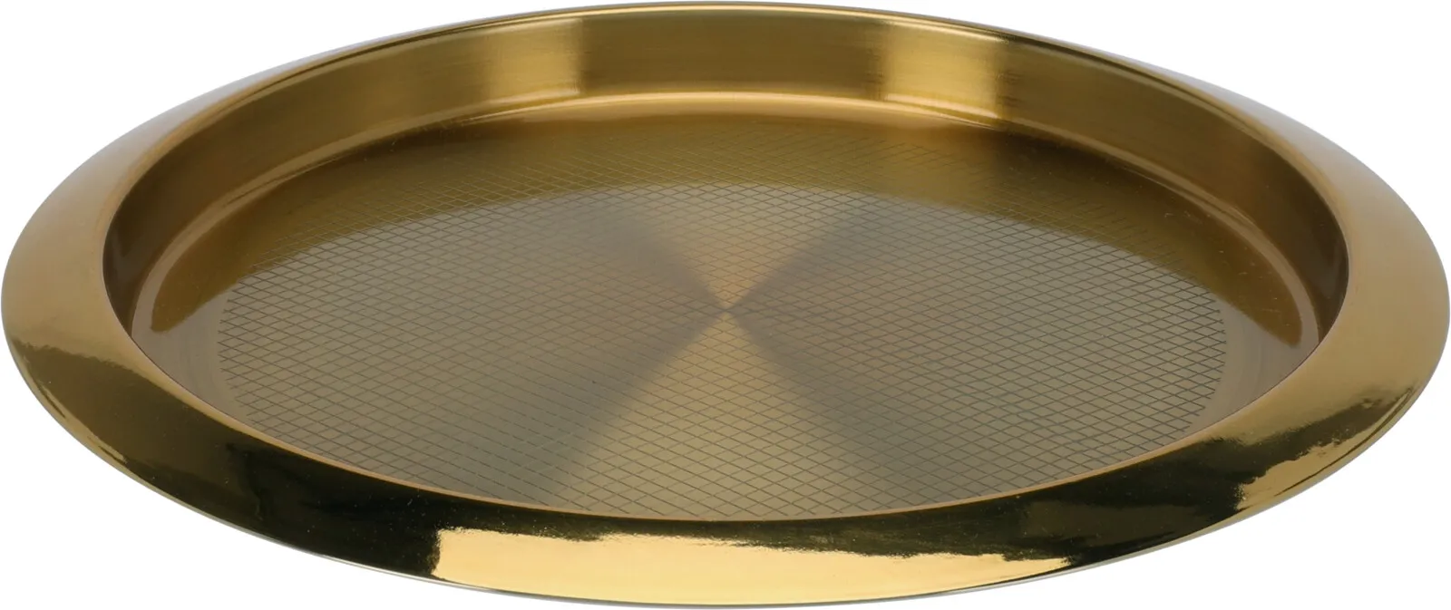 Serveringsbricka Hög Kant 35cm Guld