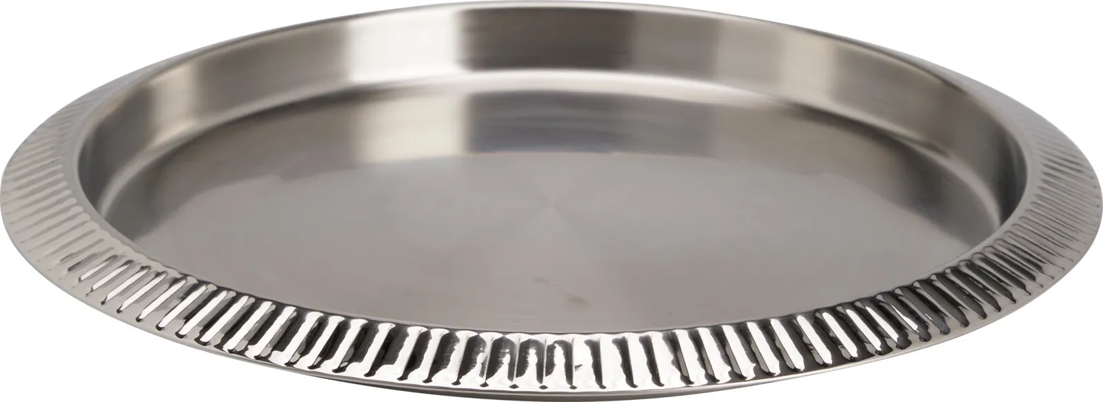 Serveringsbricka Hög Kant 35cm Räfflad