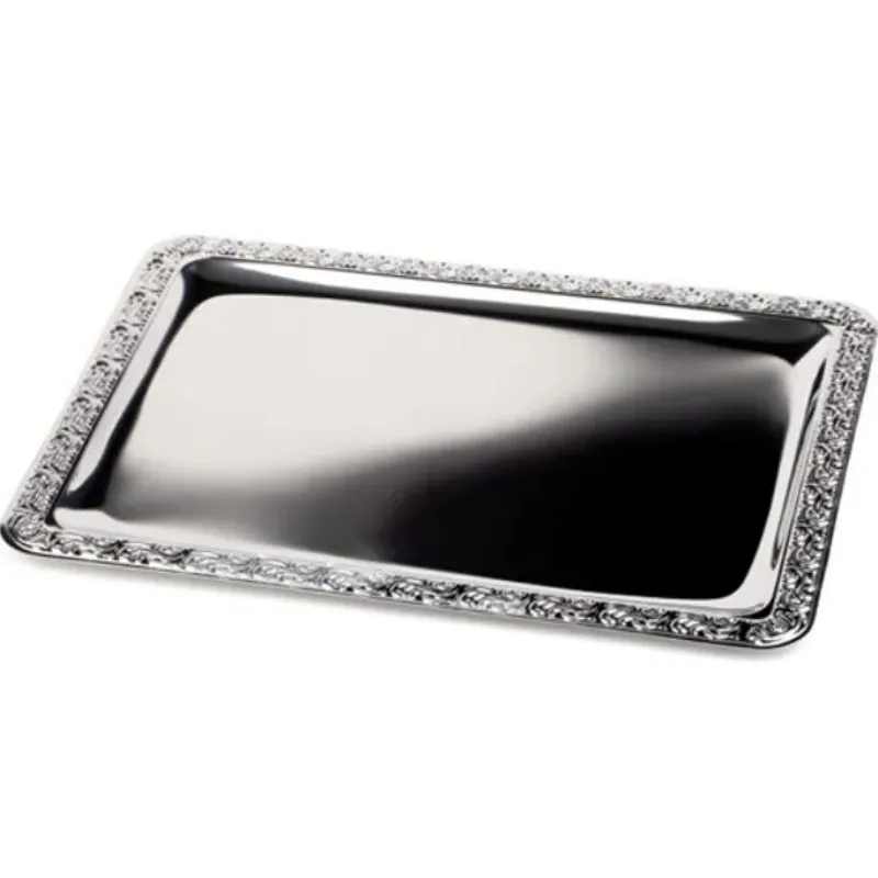 Serveringsfat m. Mönster 350x240x15 Mm