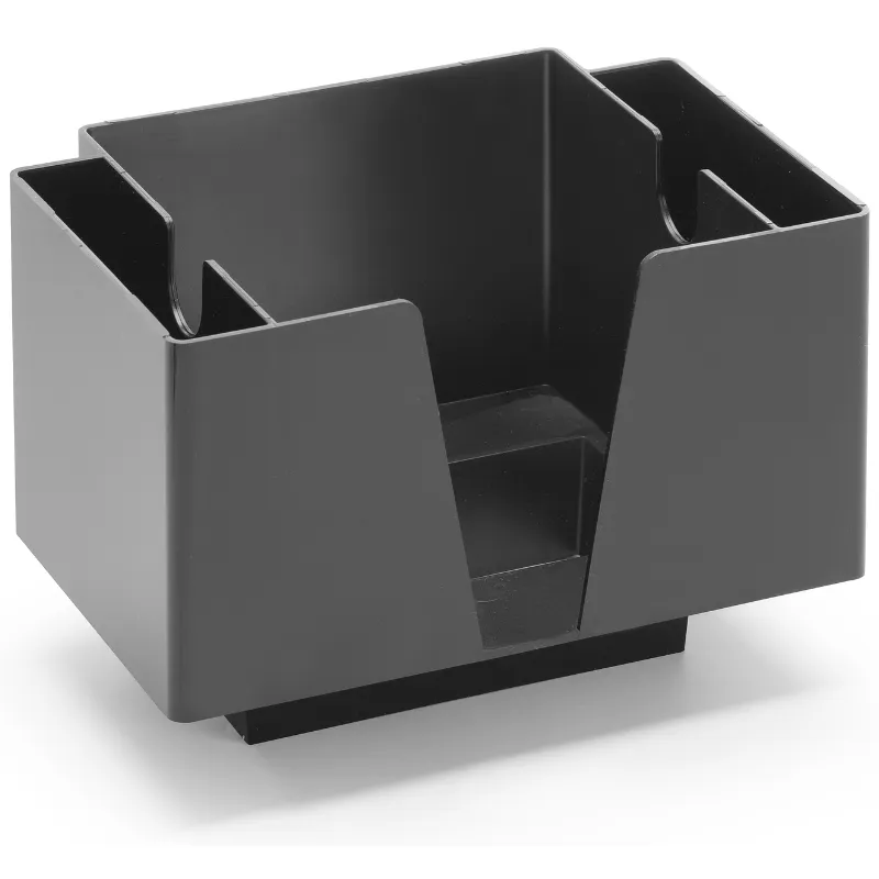 Servettställ Med 3 Fack Ps Svart