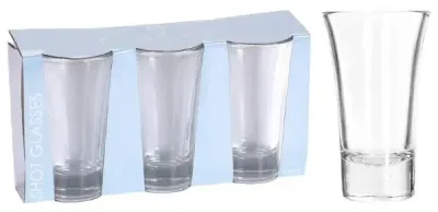Shotglas set om 3, 80ml