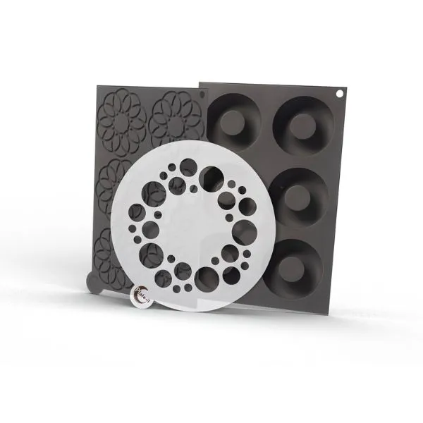 Silikonformar Inre Cirkel Plate-it Set 3 Sdv