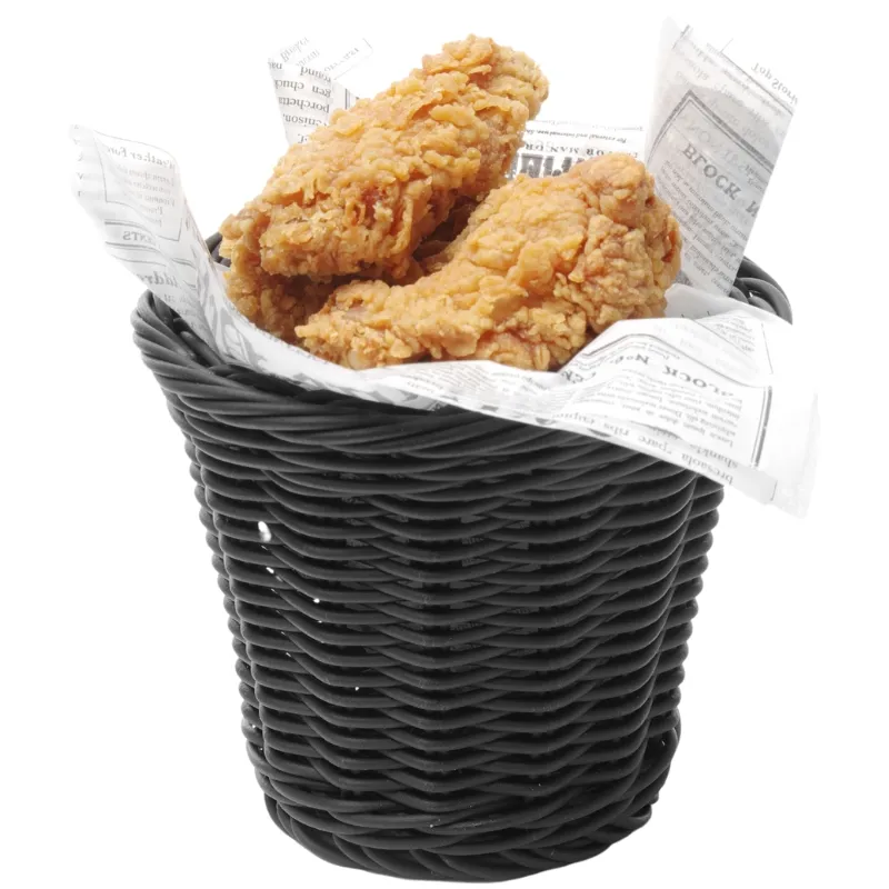 Snackskorg 130x110 Mm Svart Pp