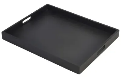 Solid Svart Butlers Bricka 49 x 38,5 x 4,5cm