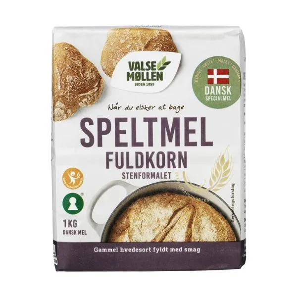Speltmjöl Fullkorn Valsemöllen 1kg