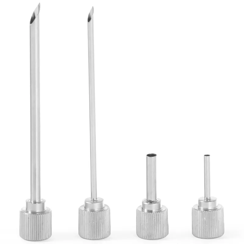 Sprutmunstycken Och Dekorationspipor Rostfritt Stål 4 St. Assorterade