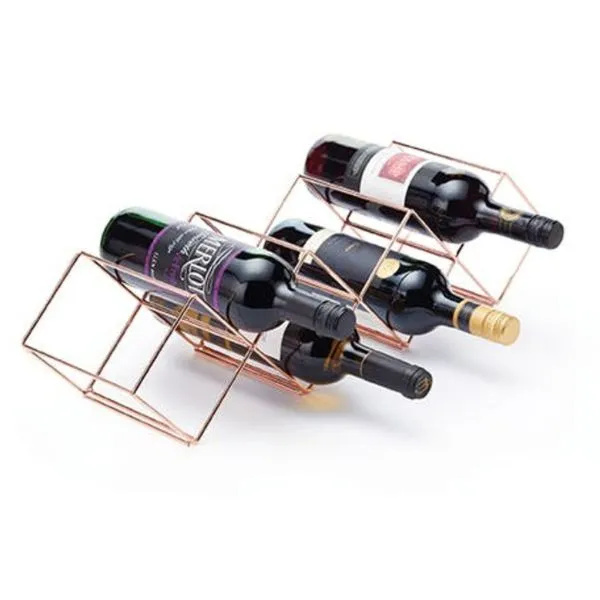 Stabil Vinställ Kopparfinish Barcraft