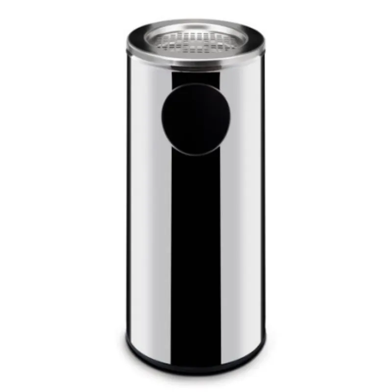 Stående Avfallsbehållare Med Askkopp 33 l 240x660 Mm