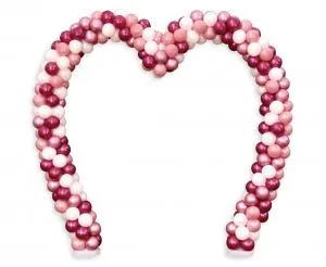 Stående Ramme i Hjerteform 220x260 Cm